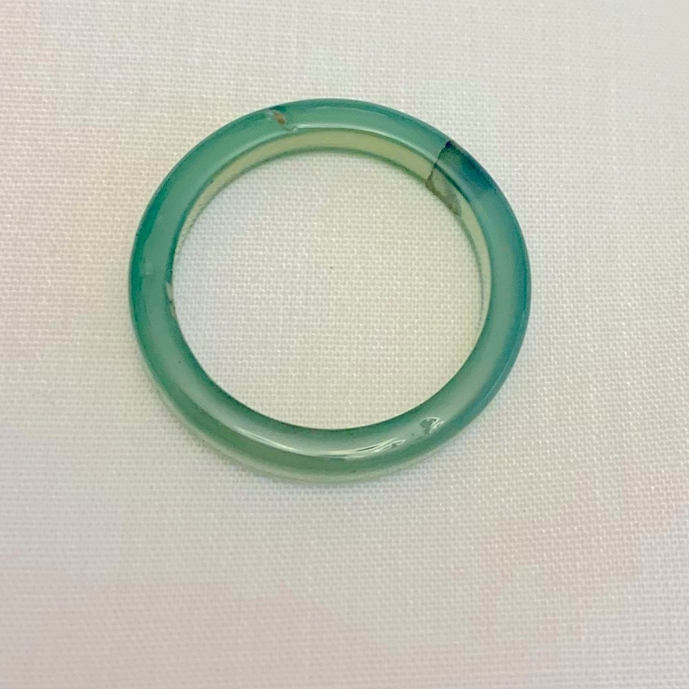 Unbranded Light Green Artsy Funky Bohemian Pinky Ring Size 5 Women’s Jewelry